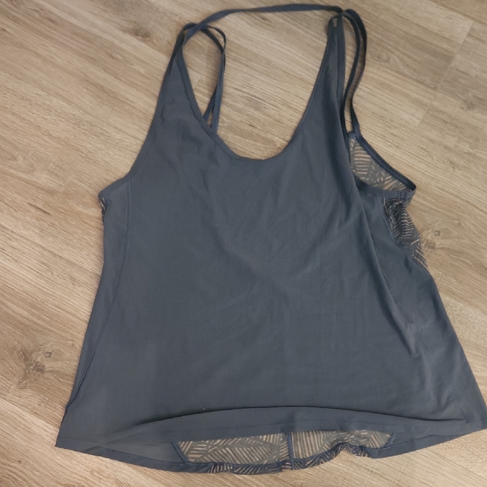 Lululemon Women’s Charcoal Gray Strappy Tank Top